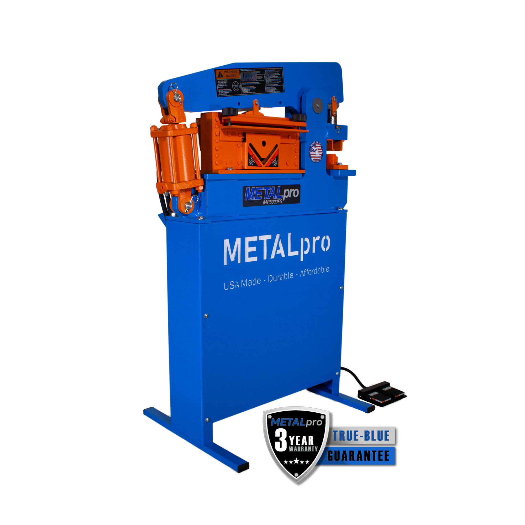 METALpro 50-Ton Capacity Ironworker, Model# MP5000FS